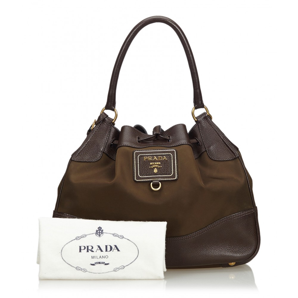 Prada Vintage - Fur Handbag Bag - Brown - Leather Handbag - Luxury High  Quality - Avvenice