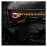 Prada Vintage - Leather Hobo Bag - Black - Leather Handbag - Luxury High Quality