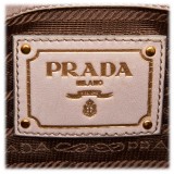 Prada Vintage - Gathered Leather Tote Bag - Grey - Leather Handbag - Luxury High Quality