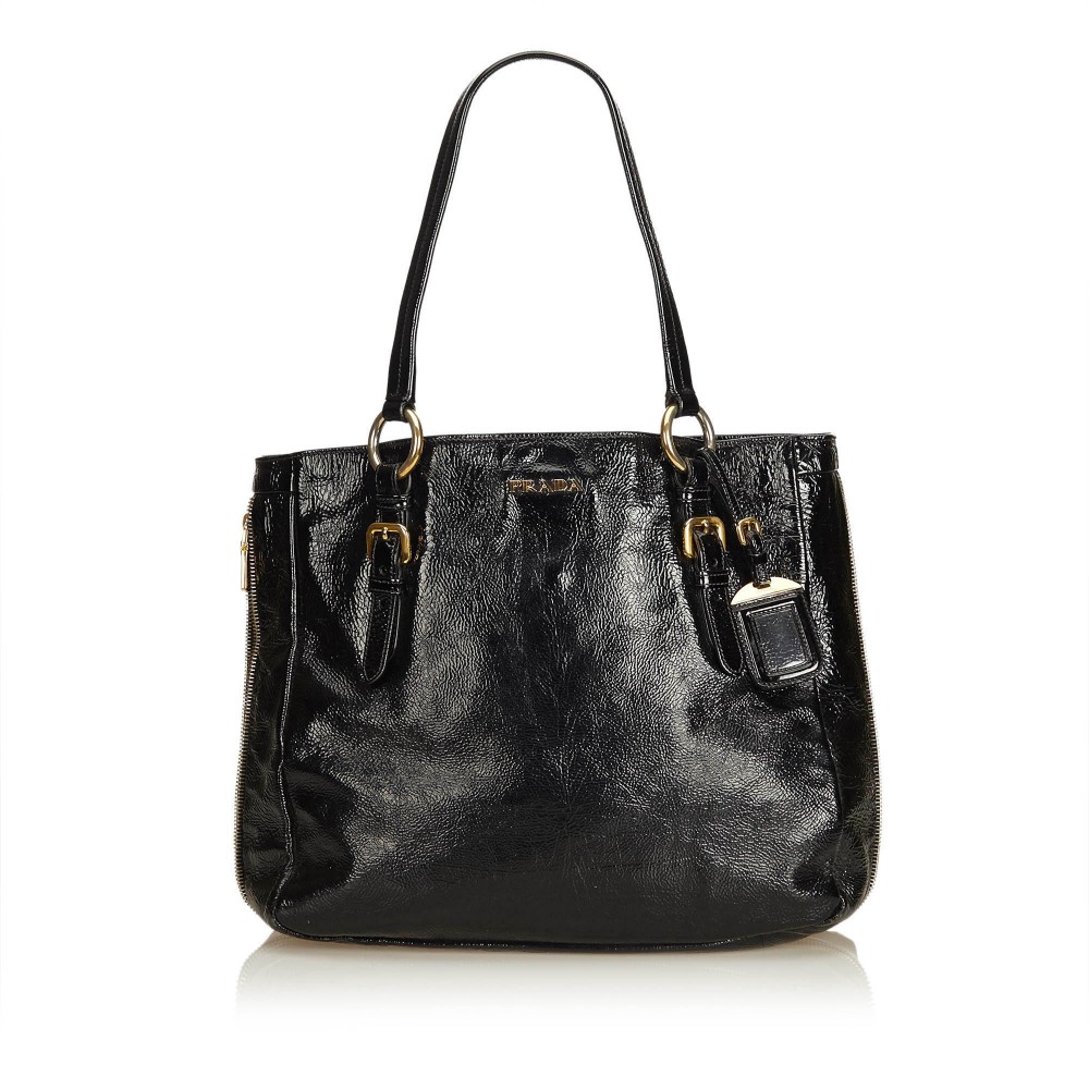 Prada Camel Double Handle Leather Handbag – afterwards consignment