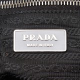 Prada Vintage - Gathered Nylon Tote Bag - Nero - Borsa in Pelle - Alta Qualità Luxury