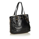 Prada Vintage - Leather Tote Bag - Black - Leather Handbag - Luxury High Quality