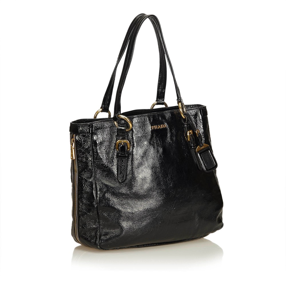 Prada Vintage - Logo Nylon Tote Bag - Black - Leather Handbag - Luxury High  Quality - Avvenice