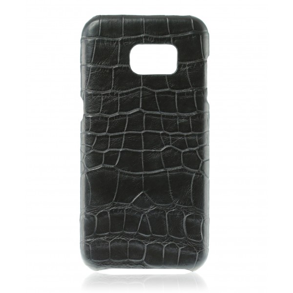 2 ME Style - Cover Croco Black - Samsung S7 Edge