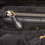 Prada Vintage - Tessuto Canapa Nylon Hobo Bag - Black - Leather Handbag - Luxury High Quality