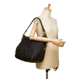 Prada Vintage - Tessuto Canapa Nylon Hobo Bag - Black - Leather Handbag - Luxury High Quality