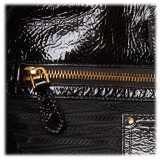 Prada Vintage - Tessuto Pietre Tote Bag - Nero - Borsa in Pelle - Alta Qualità Luxury