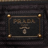 Prada Vintage - Logo Nylon Tote Bag - Black - Leather Handbag - Luxury High Quality
