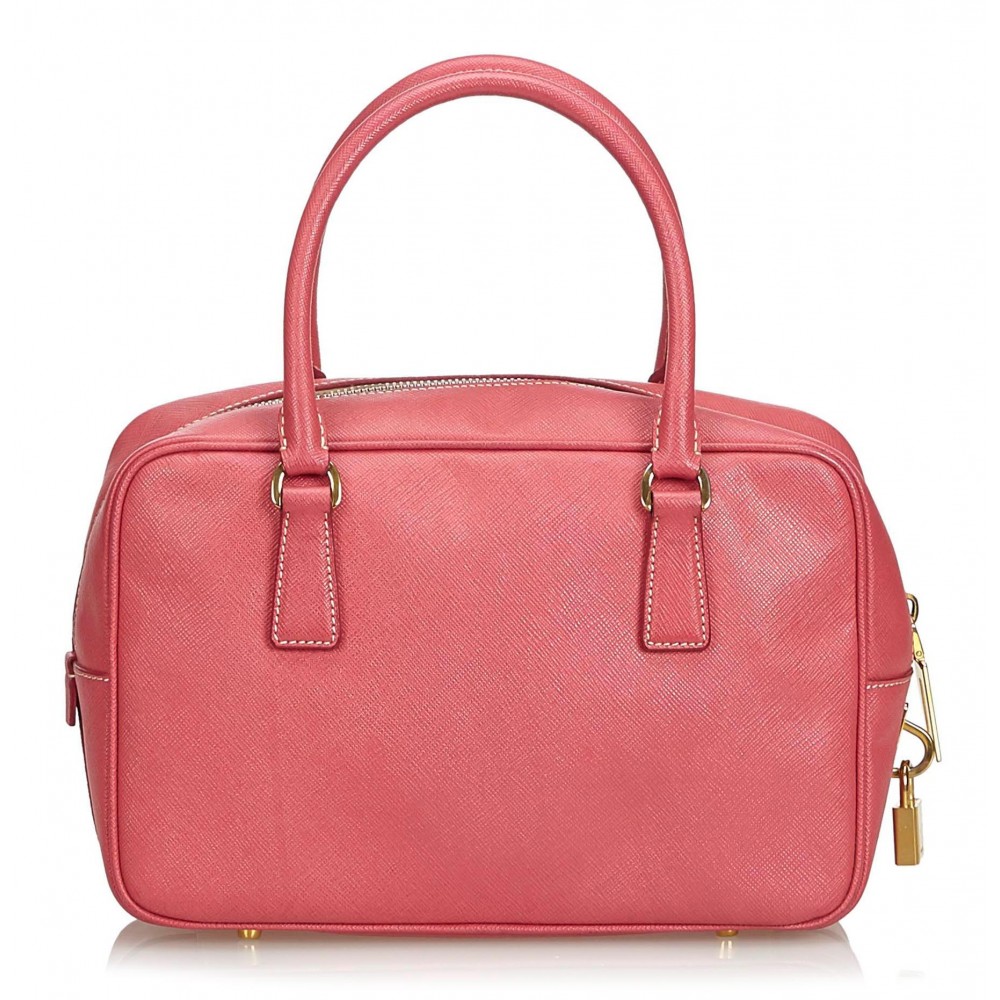 Prada, Bags, Prada Pink Calfskin Chain Flap Bag