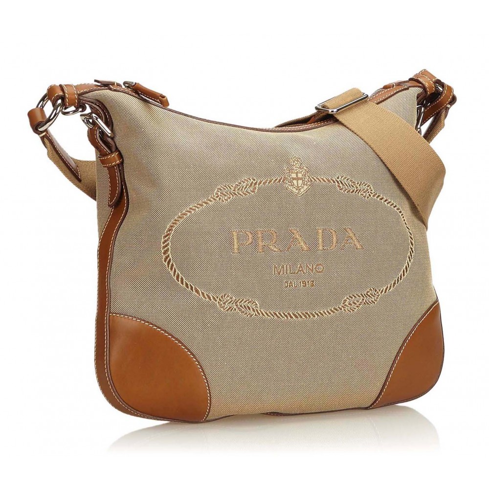 Prada Vitello Phenix Black Leather Flap Crossbody Bag 1BD163 in 2023