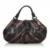 Prada Vintage - Ruffled Mordore Leather Tote Bag - Nero - Borsa in Pelle - Alta Qualità Luxury