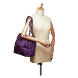 Prada Vintage - Tessuto Pietre Tote Bag - Viola - Borsa in Pelle - Alta Qualità Luxury