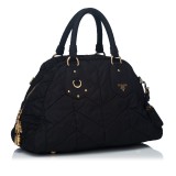 Prada Vintage - Nylon Tessuto Travel Bag - Black - Leather Handbag - Luxury High Quality