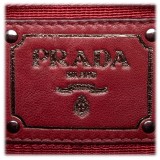Prada Vintage - Patent Leather Satchel Bag - Rossa - Borsa in Pelle - Alta Qualità Luxury