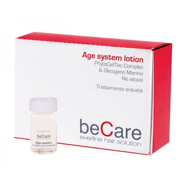 Everline - Hair Solution - Anti-Age - Age System Lotion - BeCare - Professional Color Line - 6 x 7 ml