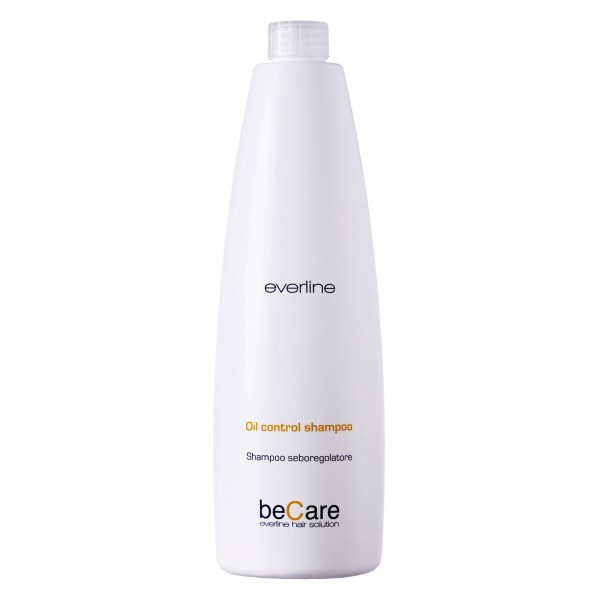 Everline - Hair Solution - Sebo Regolatori - Oil Control Shampoo - BeCare - Professional Color Line - 1000 ml