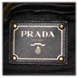 Prada Vintage - Python Print Nylon Shoulder Bag - Black - Leather Handbag - Luxury High Quality