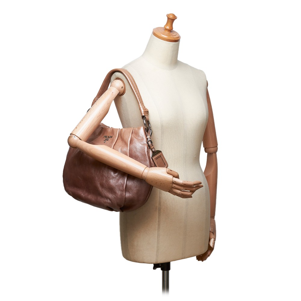 Prada Vintage - Leather Hobo Bag - Brown - Leather Handbag - Luxury High  Quality - Avvenice
