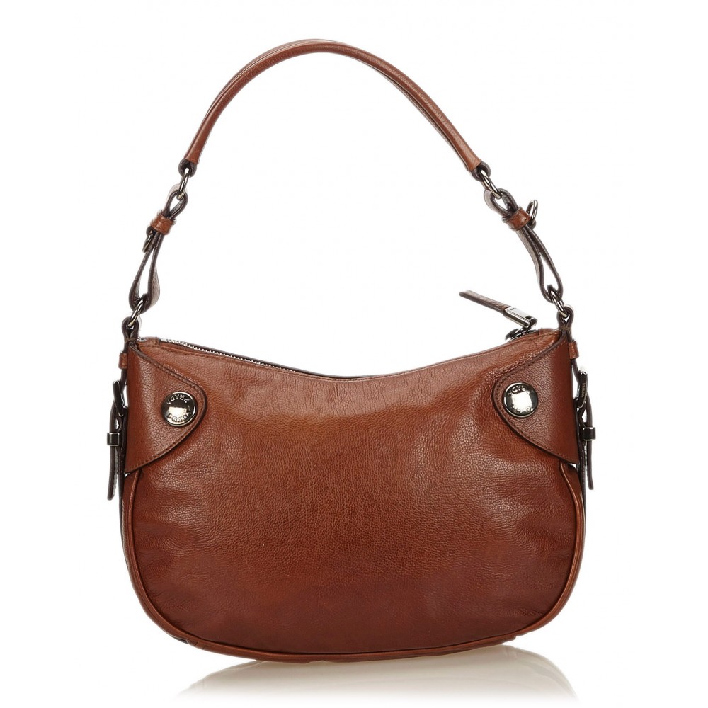 Vintage Prada Leather Milano Dal 1913 Bar Bag | Gucci leather bag, Black leather  handbags, Black leather bags