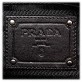 Prada Vintage - Nylon Handbag Bag - Nero - Borsa in Pelle - Alta Qualità Luxury