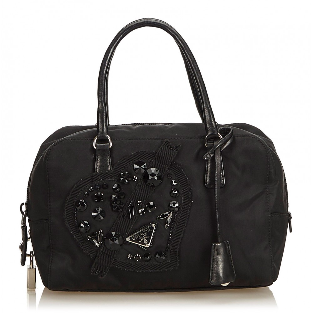 PRADA Black Nylon Shoulder Bag 50 – LuxuryPromise