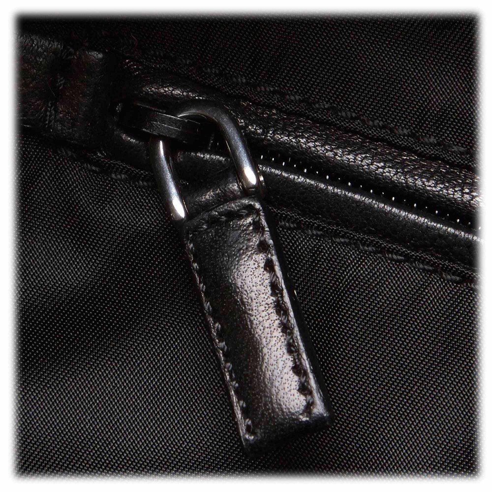PRADA-Nylon-Leather-2Way-Hand-Bag-Shoulder-Bag-Black-1BA843 –  dct-ep_vintage luxury Store