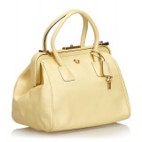 Prada Vintage - Leather Handbag Bag - White Ivory - Leather Handbag - Luxury High Quality
