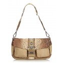 Prada Vintage - Python Shoulder Bag - Brown Beige - Leather Handbag - Luxury High Quality