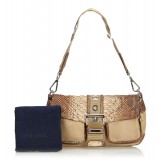 Prada Vintage - Python Shoulder Bag - Brown Beige - Leather Handbag - Luxury High Quality