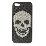 2 ME Style - Case Swarovski Skull Black Diamond - iPhone 5/SE