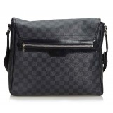 Louis Vuitton Vintage - Damier Graphite Daniel MM Bag - Grey - Fabric and Leather Handbag - Luxury High Quality