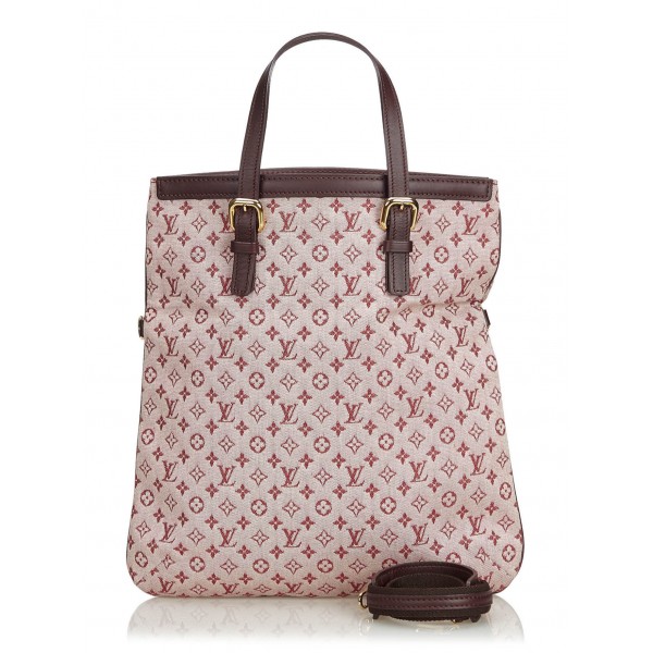Louis Vuitton Vintage - Monogram Mini Lin Francoise Bag - Pink Brown - Monogram Leather Handbag - Luxury High Quality