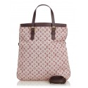 Louis Vuitton Vintage - Monogram Mini Lin Francoise Bag - Pink Brown - Monogram Leather Handbag - Luxury High Quality