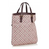 Louis Vuitton Vintage - Monogram Mini Lin Francoise Bag - Pink Brown - Monogram Leather Handbag - Luxury High Quality