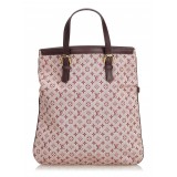 Louis Vuitton Vintage - Monogram Mini Lin Francoise Bag - Pink Brown - Monogram Leather Handbag - Luxury High Quality