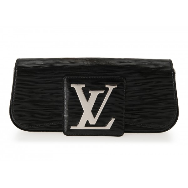 Louis Vuitton Vintage - Electric Epi Sobe Clutch Bag - Black - Leather and Epi Leather Handbag - Luxury High Quality