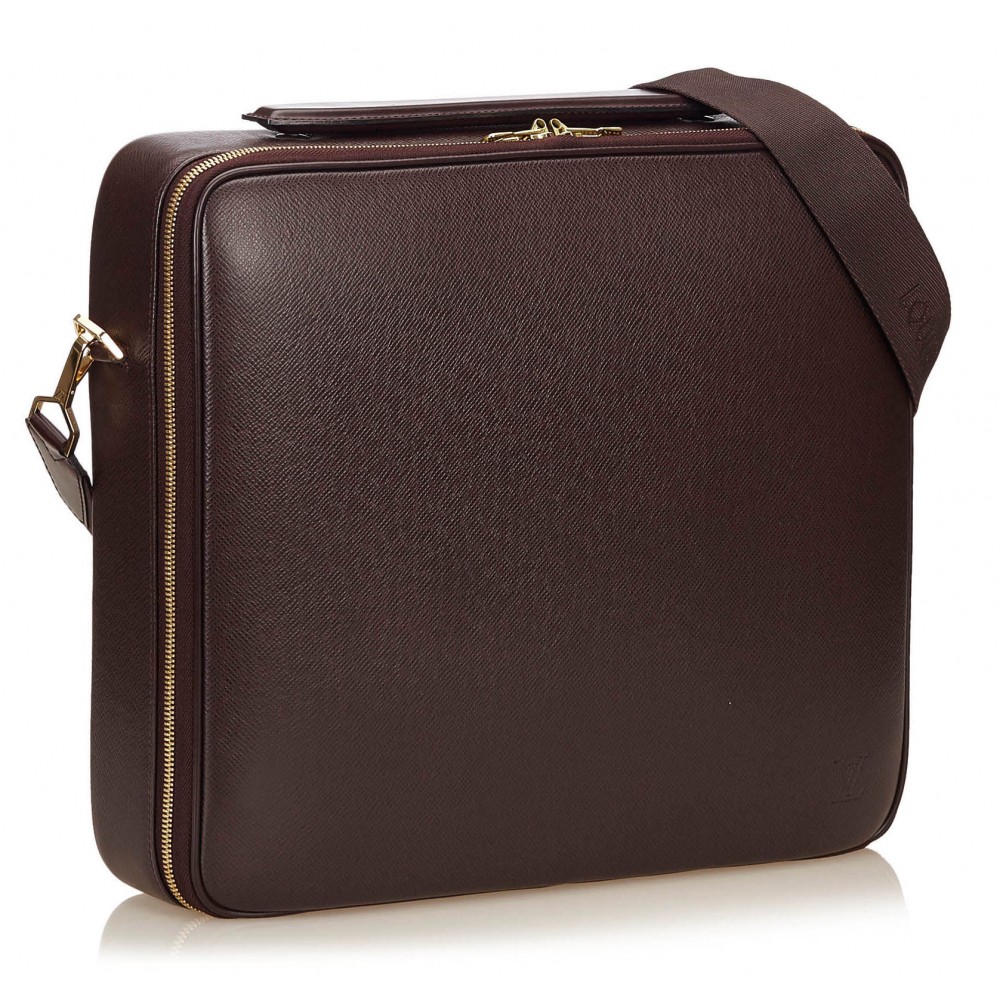 Buy Da leather villa LV Leather laptop messenger and shoulder bags
