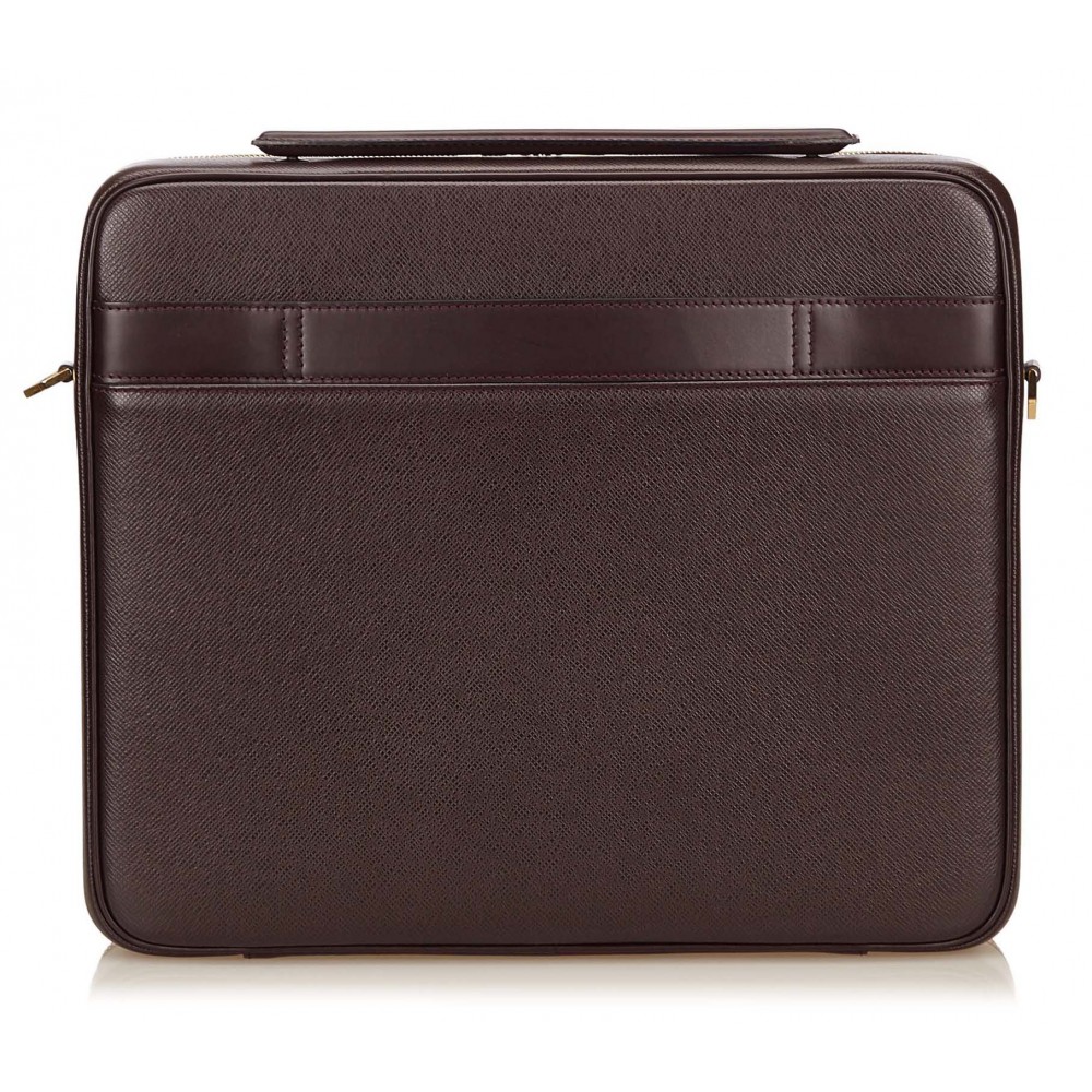 Louis Vuitton Vintage - Taiga Odessa Bag - Black - Taiga Leather and Leather Handbag - Luxury ...