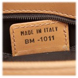 Dior Vintage - Oblique Jacquard Handbag Bag - Brown - Leather Handbag - Luxury High Quality