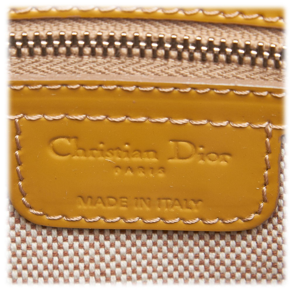 Dior Vintage Boston Small Brown Oblique Boston Bag - AWC1611