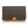 Dior Vintage - Honeycomb Coated Canvas Chain Shoulder Bag - Black - Leather Handbag - Luxury High Quality