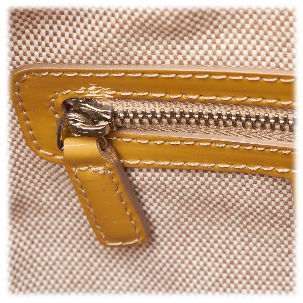 CHRISTIAN DIOR brown Dior Oblique canvas Boston bag – Vintage Carwen