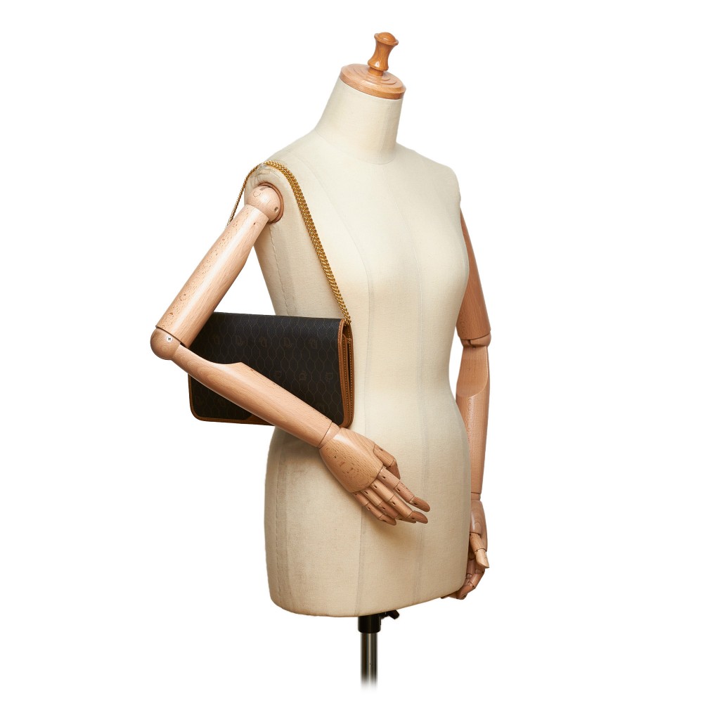 Christian Dior Honeycomb Pattern Chain Crossbody Shoulder bag