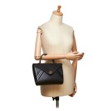 Dior Vintage - Leather Handbag Bag - Black - Leather Handbag - Luxury High Quality