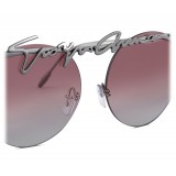 Giorgio Armani - Signature - Metal Round Frame Sunglasses - Pink - Sunglasses - Giorgio Armani Eyewear