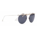 Giorgio Armani - Signature - Metal Round Frame Sunglasses - Gold - Sunglasses - Giorgio Armani Eyewear