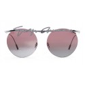 Giorgio Armani - Signature - Metal Round Frame Sunglasses - Pink - Sunglasses - Giorgio Armani Eyewear