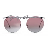 Giorgio Armani - Signature - Occhiali da Sole Rotondi in Metallo - Rosa - Giorgio Armani Eyewear