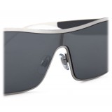 Giorgio Armani - Square Mask Sunglasses - Light Grey - Sunglasses - Giorgio Armani Eyewear