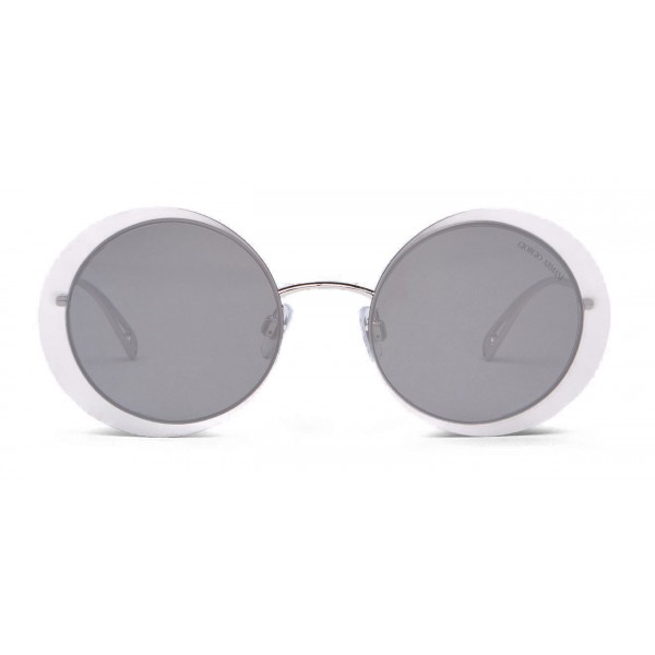 Giorgio Armani - Womenswear - Metal Round Frame Sunglasses - Graphite - Sunglasses - Giorgio Armani Eyewear